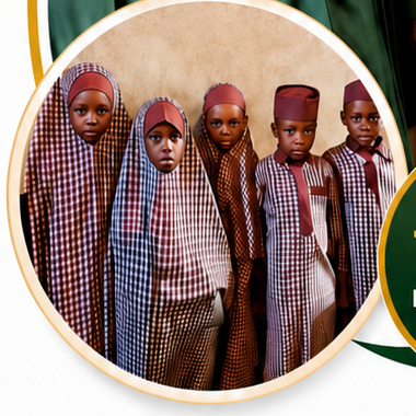 Young students at Al-Imamu Nafi'i Academy